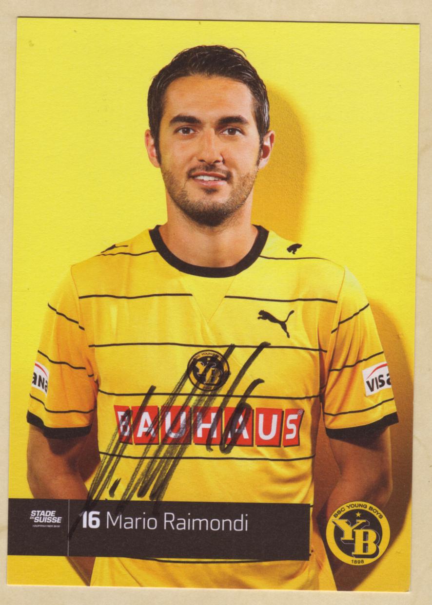 jrautogramme.de Raimondi, Mario Young Boys Bern 2011/12