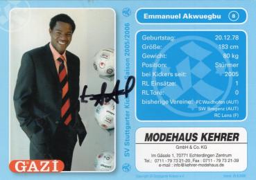 Akwuegbu, Emmanuel - Stuttgarter Kickers (2005/06)