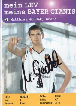 Goddek, Matthias - Bayer Giants Leverkusen