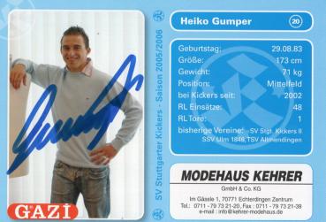 Gumper, Heiko - Stuttgarter Kickers (2005/06)