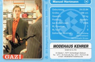 Hartmann, Manuel - Stuttgarter Kickers (2005/06)