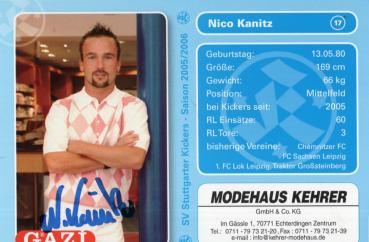 Kanitz, Nico - Stuttgarter Kickers (2005/06)