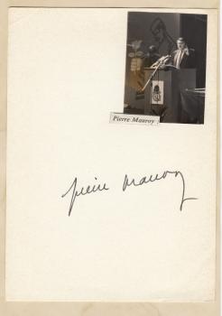 Mauroy (1928-2013), Pierre - ehem. Ministerpräsident Frankreich