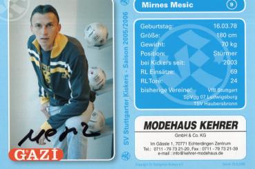 Mesic, Mirnes - Stuttgarter Kickers (2005/06)