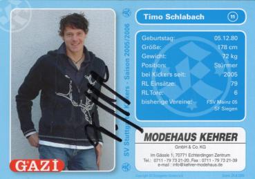Schlabach, Timo - Stuttgarter Kickers (2005/06)