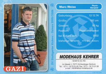 Weiss, Heinz - Stuttgarter Kickers (2005/06)