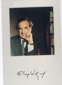 Wiesel (+), Elie - Friedensnobelpreis 1986
