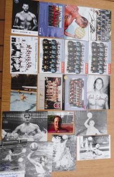 Wasserball Konvolut - 32 Autogramme