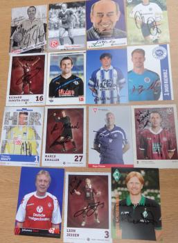 Preview: Fußball Konvolut 50 Autogramme