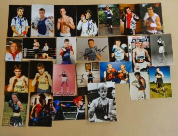 Boxen Konvolut - 26 Autogramme