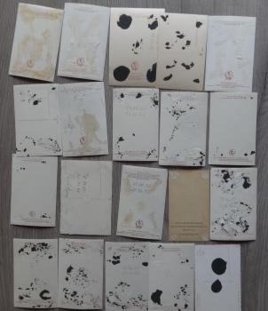 20 unsignierte Autogrammkarten (Progress etc.)