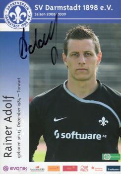 Adolf, Rainer - SV Darmstadt 98 (2008/09)