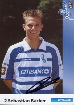 Backer, Sebastian - MSV Duisburg (2000/01)