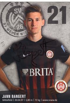 Bangert, Jann - SV Wehen Wiesbaden (2016/17)