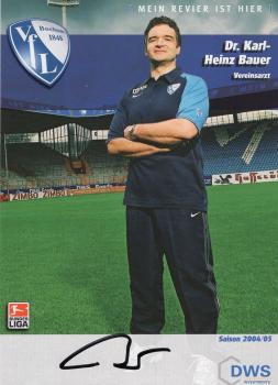 Bauer, Dr. Karl-Heinz - VFL Bochum (2004/05)
