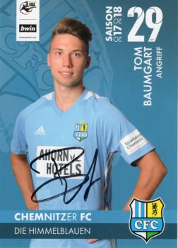 Baumgart, Tom - Chemnitzer FC (2017/18)