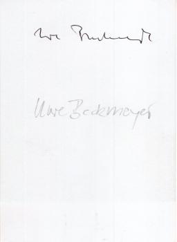 Beckmeyer, Uwe