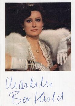 Berthold, Charlotte - Opernsängerin