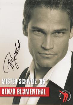 Blumenthal, Renzo - Mister Schweiz 2005