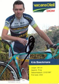 Boeckmans, Kris