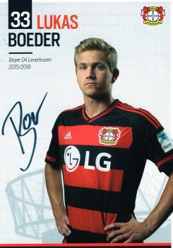 Boeder, Lukas - Bayer Leverkusen (2015/16)