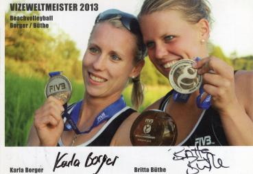 Borger, Karla & Büthe, Britta - Vizeweltmeister 2013