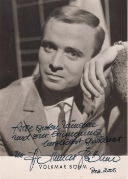 Böhm (†), Volkmar - DDR Sänger