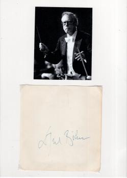 Böhm (†), Karl - Dirigent
