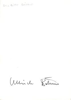 Böhme, Ullrich - Organist