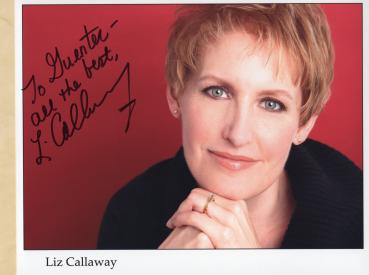 Callaway, Liz - US Musical Darstellerin