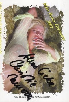 Cameron, Christie - Erotik -  Miss Busty Germany 2002