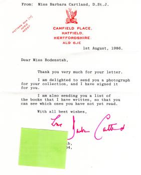 Cartland (†), Barbara