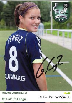 Cengiz, Gülhiye - FCR 2001 Duisburg (2012/13)