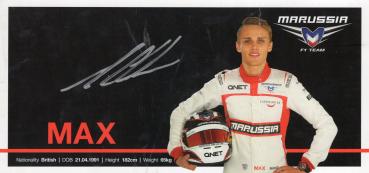 Chilton (GB), Max - F1 Marussia