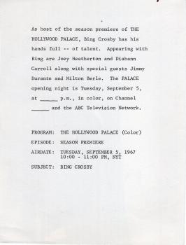 Crosby (†), Bing