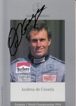 de Cesaris (+/I), Andrea - Sauber Mercedes 1994