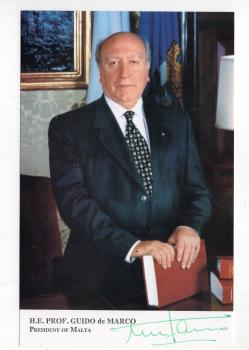de Marco, Prof. Guido - ehem. Präsident von Malta