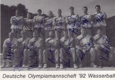 Deutsche Olympiamannschaft 1992 Wasserball