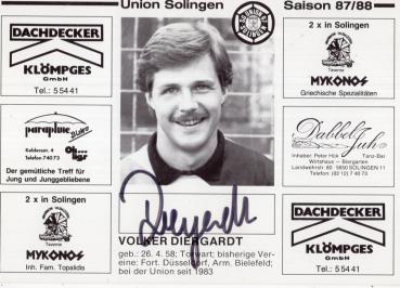 Diergardt, Volker - Union Solingen (1987/88)
