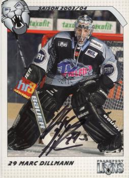 Dillmann, Marc - Frankfurt Lions (2003/04)