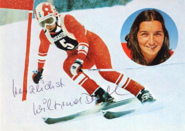 Drexel (A), Wiltrud - Bronze Abfahrt WM 1974