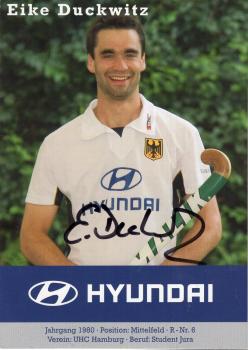 Duckwitz, Eike - Nationaltrikot