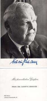 Erhard (†), Ludwig - ehem. Bundeskanzler