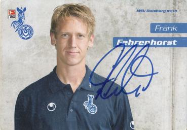 Fahrenhost, Frank - MSV Duisburg (2009/10)