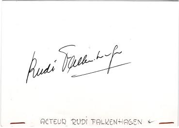 Falkenhagen (†/NL), Rudi