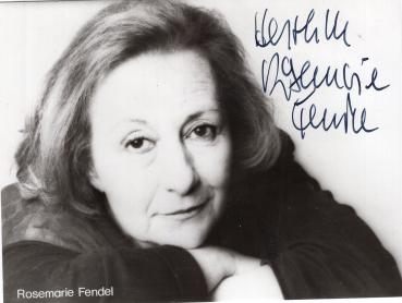 Fendel (†), Rosemarie