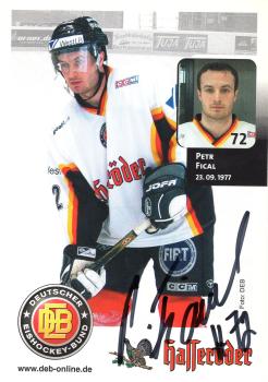 Fical, Petr - DEB Nationalmannschaft