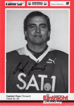 Fous, Cestmir - Eintracht Frankfurt Eishockey (1990/91)