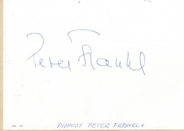 Frankl (GB), Peter - Pianist