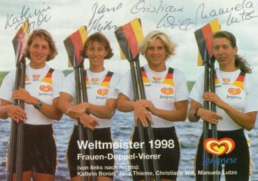Frauen Doppelvierer - Weltmeister 1998